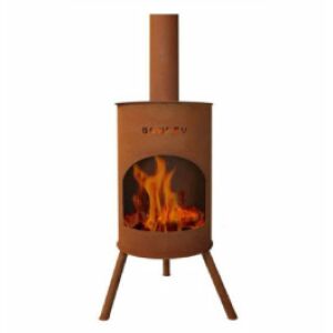 Terrashaard BonFeu BonTon 60 Corten (hoogte 211 cm)