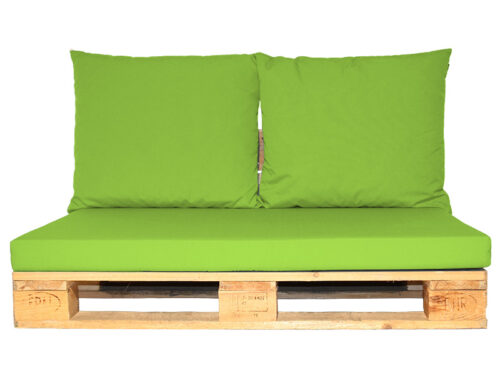 Lime Groen Plofkussen - 60 x 50 cm - Gemaakt van All Weather Olefin voor Duurzaamheid en Comfort - Afbeelding 2