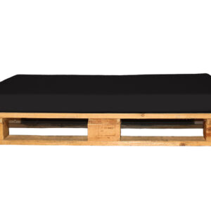 Palletkussen All Weather Olefin - 120 x 80 x 8 - (10 Kleuren) - Zwart