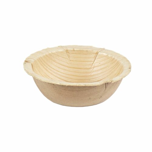 1000 stuks - Palmblad sausbakje 80ml / 8,0cm Ø x 2,5cm