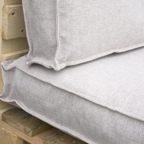 In the Mood Collection 2 Palletkussens 120x80cm / 120x40cm Mick Beige - Afbeelding 2