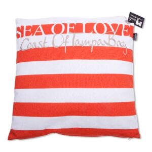 Sea Of Love 50x50cm - 5 kleuren - Oranje-Fluor