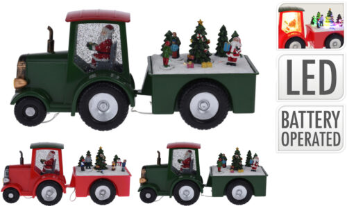 Tractor Groen Met LED en Geluid - 36 cm