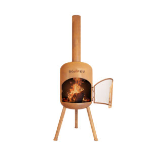 BonFeu Tuinhaard BonBono Roest (H 165 cm Ø 45 cm)