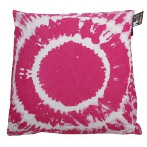 In The Mood Tie & Dye Kussen 50 x 50 cm - Div Kleuren - Fuchsia