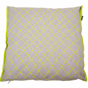 In The Mood Raster Kussen 50 x 50 cm - Div Kleuren - Lime