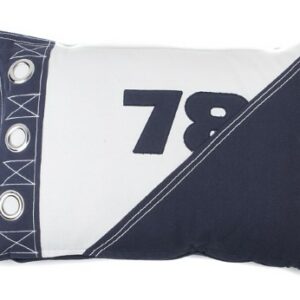 In The Mood Lendekussen 78 - 45 x 30 cm - - Indigo Blauw