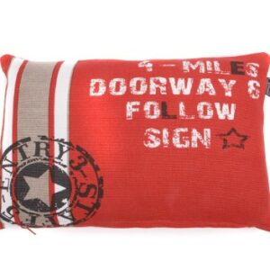 In The Mood Kussen Doorway 45 x 30 cm - - Rood