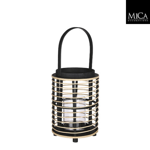 Mica Jonas Lantaarn 30 x 20 cm - Goud Met Zwart