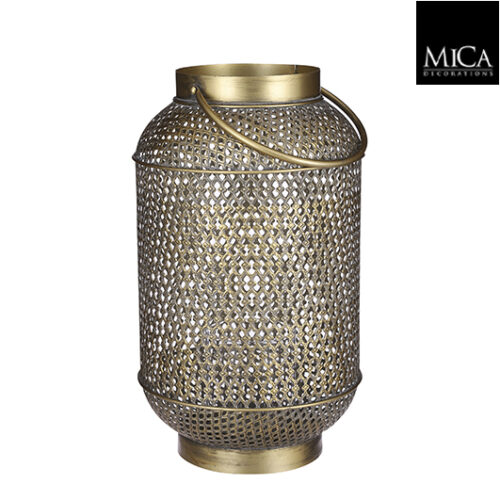 Mica Velia Lantaarn 45 x 27 cm - Goud