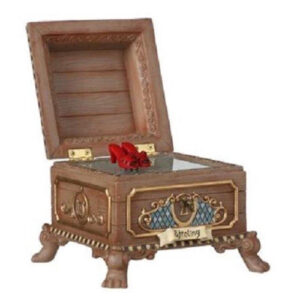 LuVille Efteling Miniatuur Muziekdoos Rode Schoentjes - 13 x 13 x 10,5 cm