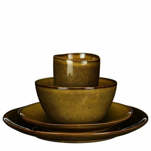 Mica Decorations Tabo Serviesset 4 Persoons - Oker