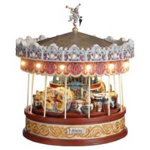 LuVille Efteling Miniatuur Anton Pieck Carrousel - H25,5 x Ø23 cm
