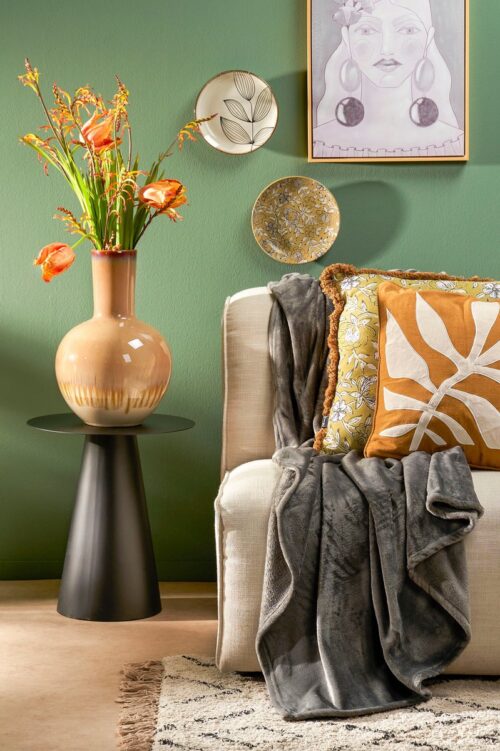In The Mood Famke Plaid - 180 x 130 cm - Antraciet - Afbeelding 5