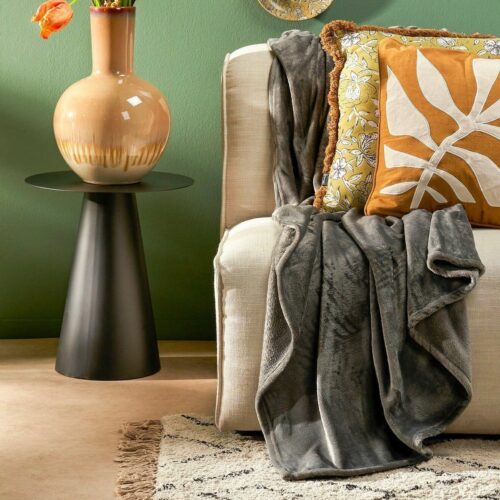 In The Mood Famke Plaid - 180 x 130 cm - Antraciet - Afbeelding 6