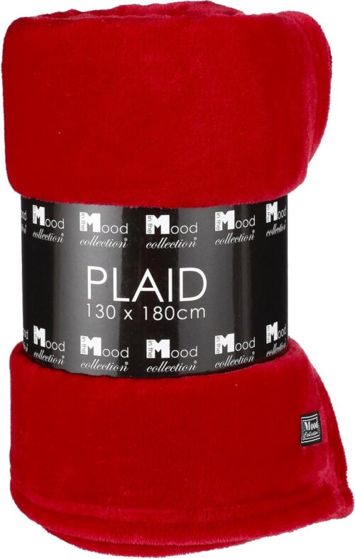In The Mood Famke Plaid - 180 x 130 cm - Rood - Afbeelding 7
