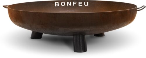 BonFeu BonBowl Plus CortenStaal Ø100 cm - L 100 x B 100 x H 23,5 cm - Cortenstaal - Bruin - Afbeelding 7