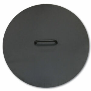 BonFeu BonBiza Deksel Ø100 cm - L 1000 x B 1000 x H 9 cm - Staal - Zwart