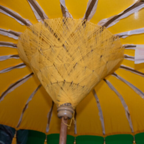 Parasol Bali Geel  Ø185 cm - Afbeelding 4