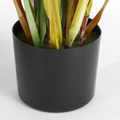 Mica Decorations Lisdodde Kunstplant - H90 x Ø12,5 cm - Bruin - Afbeelding 4