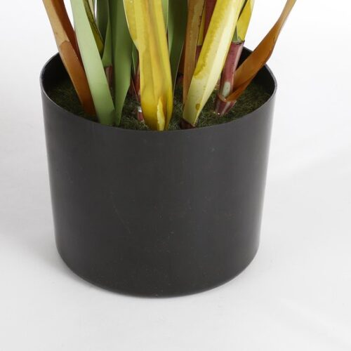 Mica Decorations Lisdodde Kunstplant - H120 x Ø15 cm - Bruin - Afbeelding 2