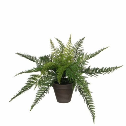 Mica Decorations Varen Kunstplant in Bloempot Stan - H38 x Ø50 cm - Groen