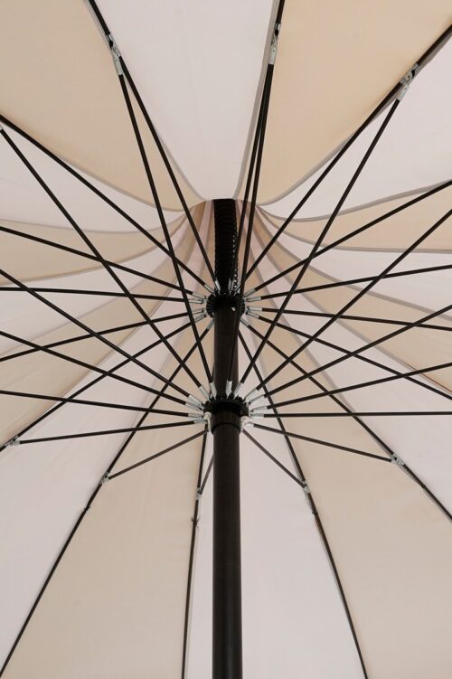 In The Mood Collection Rissy Parasol - H238 x Ø220 cm - Bruin - Afbeelding 7