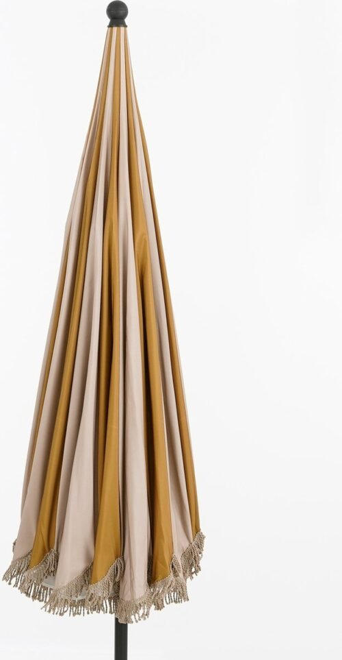 In The Mood Collection Rissy Parasol - H238 x Ø220 cm - Bruin - Afbeelding 4