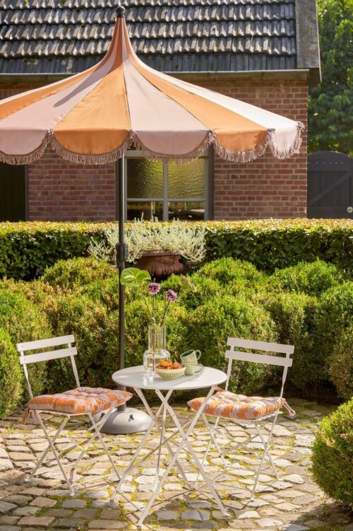 In The Mood Collection Rissy Parasol - H238 x Ø220 cm - Bruin - Afbeelding 8