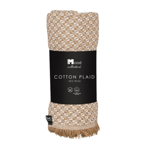 In the Mood Kick Plaid - 170 x 130 cm - Beige