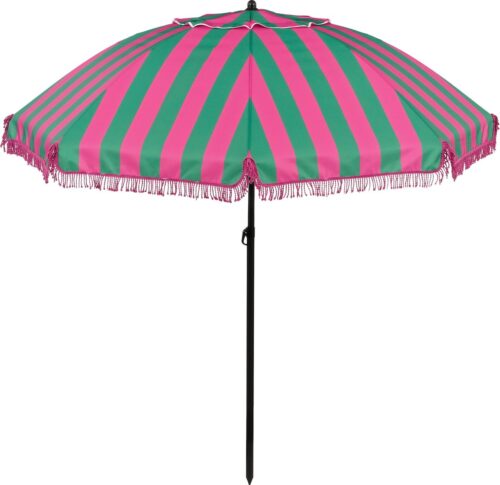 In The Mood Collection Osborn Parasol - H238 x Ø220 cm - Groen-Roze - Afbeelding 9