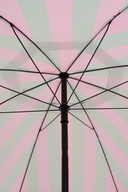 In The Mood Collection Osborn Parasol - H238 x Ø220 cm - Groen-Roze - Afbeelding 2