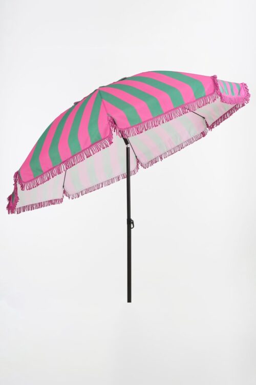 In The Mood Collection Osborn Parasol - H238 x Ø220 cm - Groen-Roze - Afbeelding 5