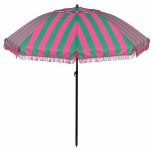 In The Mood Collection Osborn Parasol - H238 x Ø220 cm - Groen-Roze