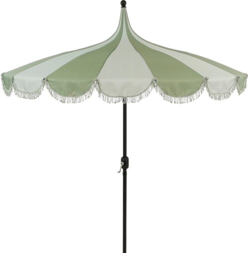 In The Mood Collection Rissy Parasol - H238 x Ø220 cm - Lichtgroen - Afbeelding 10