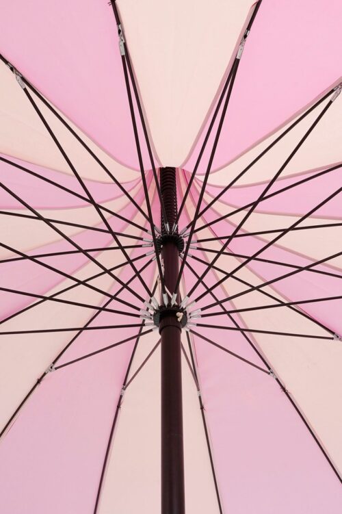 In The Mood Collection Rissy Parasol - H238 x Ø220 cm - Roze - Afbeelding 5