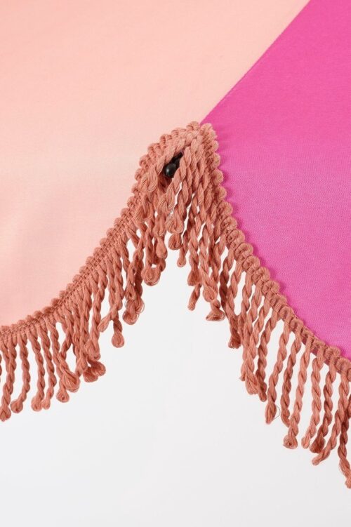 In The Mood Collection Rissy Parasol - H238 x Ø220 cm - Roze - Afbeelding 6