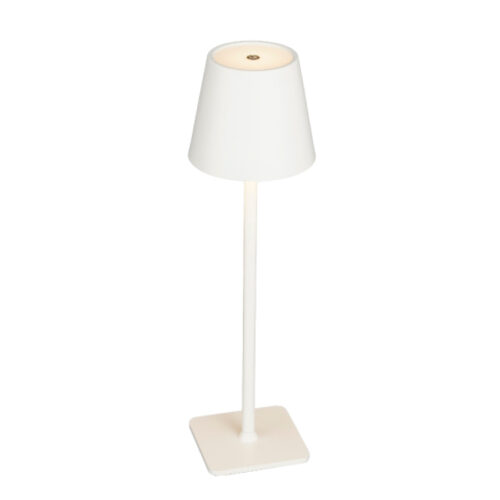 Mica Decorations Tafellamp - Multicolor Led - 38 x 10,5 cm - Wit