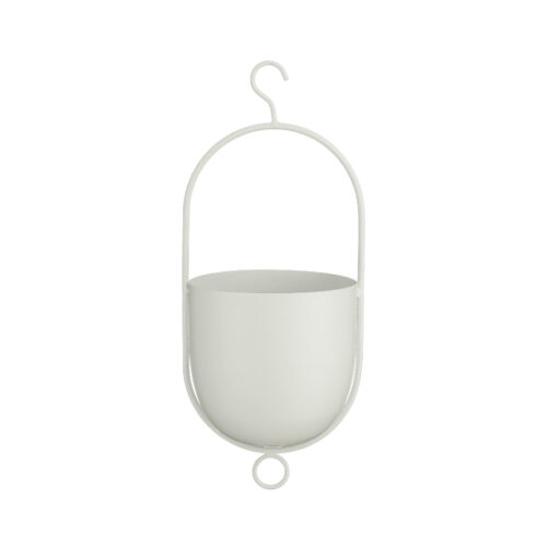 Mica Decorations Bob Hangpot - 15 x 14 x 36 cm - Wit