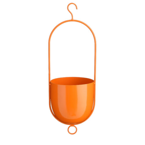 Mica Decorations Bob Hangpot - 15 x 14 x 42 cm - Oranje