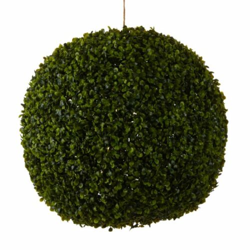 Mica Decorations Buxus Bol Kunstplant voor Buiten Hangend - Ø45 cm - Groen