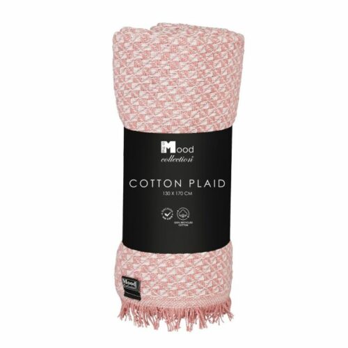 In the Mood Kick Plaid - 170 x 130 cm - Roze