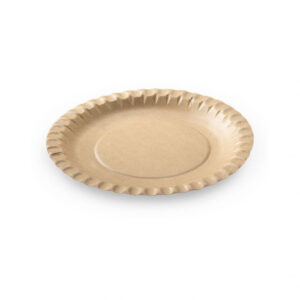 500 FSC® Kraft borden Met Vetbarrière - 23cm - Bruin