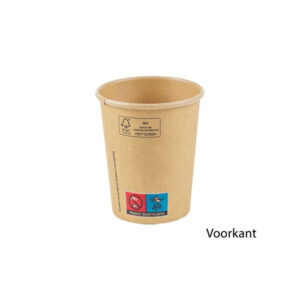 1000 FSC Kraft Bekers - 120ml - 62mm