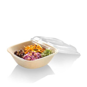 500 Suikerrieten Bowls Vierkant 750ml - 17 x 17 x 5,5cm