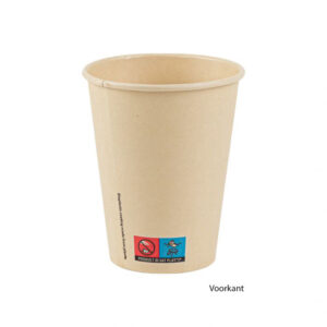 1000 Milkshakebekers -Bamboe Karton - 360ml - 90mm - SUP