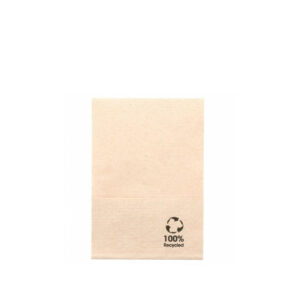 9600 FSC Servetten Gerecycled / Ongebleekt - 17x17cm 1-ply Mini