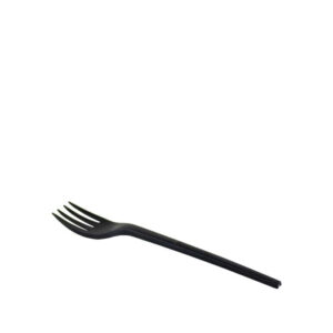 1000 Re-usable CPLA Vork - 16,8cm - Zwart