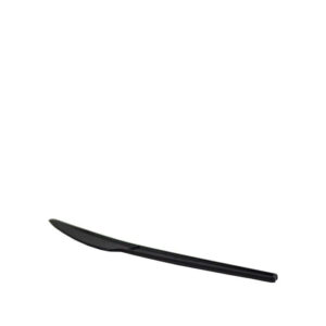 1000 Re-usable CPLA Mes - 16,8cm - Zwart