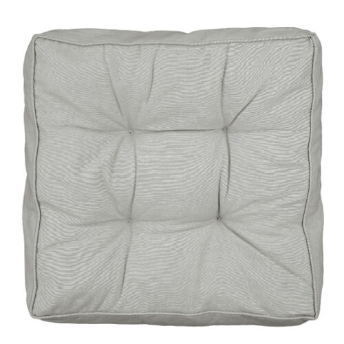 In the Mood Paddy Matras Kussen - 47 x 47 x 10 cm - Grijs